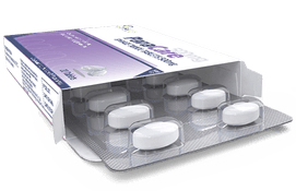 Comprimidos farmacéuticos de paracetamol fabricados por AdvaCare Pharma.